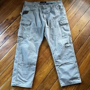 Wrangler Riggs Workwear Double Knee Cargo/Carpenter Flannel Lined 44x32 3W065LD